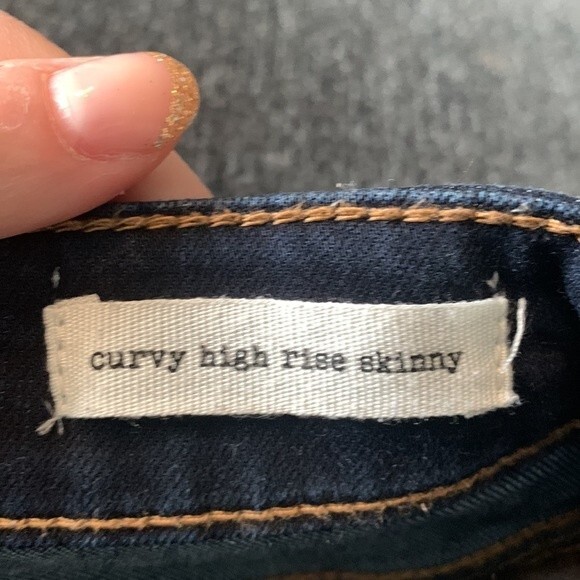 Jessica Simpson Dark Blue Skinny Jeans Size 2 - Picture 4 of 6